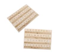 Ipetboom 2 Pezzi Lavagna Con Alfabeto Braille Strumento Didattico Braille Lavagna Per L'apprendimento Dell'alfabeto Imparare La Lavagna Braille Bacheche Per Non Vedenti Di Legno