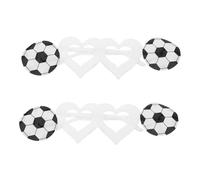 Ipetboom 2 Pezzi Occhiali da Calcio con Design Originale e Resistente America del per Forma di Cuore Accessorio Unico