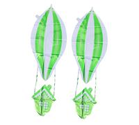 Ipetboom 2 Pezzi Palloncini Decorativi Forma di Mongolfiera Alluminio Metallizzato per Festa di Compleanno Decorazione Resistente e Riutilizzabile per Foto e Celebrazioni