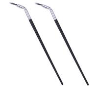 Ipetboom 2 pezzi Pennelli Curvi per Sopracciglia e Spazzole Ventaglio Resistenti e Portatili per e