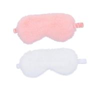 Ipetboom 2 Pezzi per Dormire Occhi a Colore Solido Benda per Occhi da Viaggio Copertura in Materiale Morbido Adatta a Chi Non Riesce a Dormire con Luce Accesa