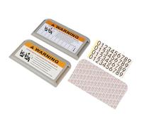 Ipetboom 2 Pezzi Porta Carte di Plastica per Aletta Parasole Auto Clip Adesiva Resistente Organizzatore per Interni Auto Accessorio Pratico per Mantenere Ordine e Schede a Portata di