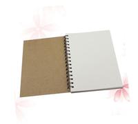 Ipetboom 2 pezzi Quaderni Spirale con Bianchi per Disegno e Scrittura Copertina Kraft Resistente Pagine per Diario Schizzi e Appunti Creativi