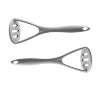 Ipetboom 2 pezzi Schiacciapatate Manuale in Acciaio Inossidabile Pressa Patate e Verdure Antigraffio Utensile Robusto per Purè Liscio Facile da Pulire