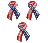Ipetboom 2 Pezzi spilla corpetto decorazione del pettorale distintivi in stile americano Spilla con bandiera americana spille bandiera nazionale accessorio di abbigliamento lega