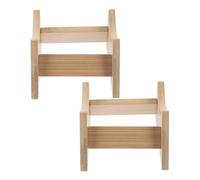 Ipetboom 2 pezzi Supporto per Dispenser di Bevande in Base per Bottiglie e Stabile e Durevole per Contenitori di Whiskey e Vino per Esposizione e Uso Quotidiano