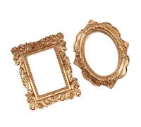 Ipetboom 2 Pezzi Vintage Decorazioni Foto Barocche Europee per Accessori Fotografici Retro per Camera e Desktop
