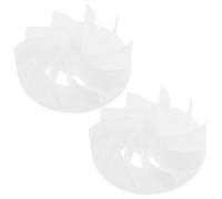 Ipetboom 2 Pz Accessori Per Lame Per Asciugacapelli Supporto Riutilizzabile Maniglia Bobina Di Trasparente Bobina Trasparente Plastica Bianca