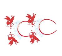 Ipetboom 2 Pz Fascia Per San Uomini A Fascia Forcina Nastri Per Per Le Donne Fascia Per Fasce Per Da Donna Fasce Per La Testa Bande Rosso Grinta Da Senior