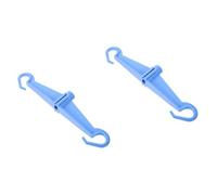 Ipetboom 2 Pz Parti Del Supporto Per Infusione Casa Stand Ganci Bottiglia D'acqua Ganci Per Tende Appendiabiti Portasciugamani Titolare Ganci Per Asciugamani a Tazza Gancio Blue Addominali