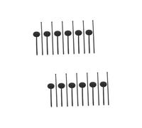 Ipetboom 2 Set Banda Scudo Per Gli Occhi Accessorio Di Prova Alimentazione Di Prova Grafico Di Prova Della Strumento Di Prova Della Lente D'ingrandimento Black Abs