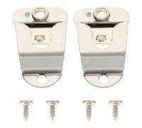 Ipetboom 2 set Clip per Microfono Portatile per Auto da Supporti Resistenti e Compatti Compatibili con Microfoni Cb e Radio Mobili Facile da Installare con Viti per Sostituzione Duratura