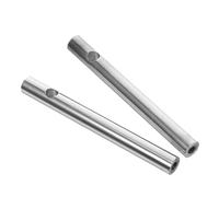 Ipetboom 2 Set Connettore per Corrimano in Metallo Accessori per Recinzioni Interne Design Cilindrico per Supporto Mobile Fissaggi Resistenti e Silenziosi per Mobili Wine Cabinet