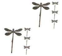 Ipetboom 2 Set Di Fermagli Per Alla Moda A Forma Di Libellula Robusti Forcine in Metallo Dal Design Vintage Per Donne 4 Pezzi * 2