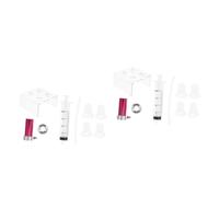Ipetboom 2 Set per rossetto fatti in casa demarkt rossetto stampo kit contenitori riutilizzabili contenitori di rossetto vuoti Stampo fai da te rossetto accessorio fai da te plastica