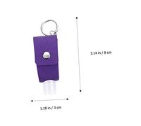 Ipetboom 2 Set set di bottiglie lamel cosmetics travel size bottles scolabottiglie bottiglia di profumo vuota detersivo mini bottiglia riutilizzabile flacone cosmetico Metallo Viola,porpora