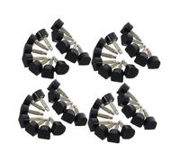 Ipetboom 20 Paia Tappi Sostitutivi U-shape Copritacchi Antiscivolo e Fonoassorbenti per Riparazione Scarpe Donna Resistente e Silenzioso per e Strade Irregolari