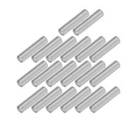 Ipetboom 20 Perni di Centraggio in Acciaio Inossidabile M6X25 per Ripiani in Cristallo Aste di Supporto Mobili Resistenti Accessori di Fissaggio per Armadi Cucina e Scaffalature