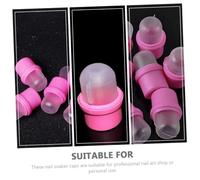 Ipetboom 20 pezzi Caps Unghie per Rimozione Semipermanente Custodie Portatili per Ammollo Unghie Accessori Manicure Riutilizzabili per Protezione e Nutrizione