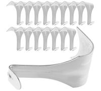 Ipetboom 20 Pezzi Ganci a S per Binario per Quadri in Acciaio Resistente alle Intemperie Ganci per Cornici e Specchi da Parete Metodo di Sospensione Stabile per Galleria e Decorazioni