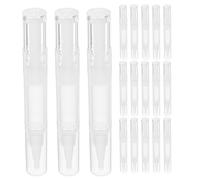 Ipetboom 20 pezzi penna vuota per olio per cuticole da 5 ml penna trasparente a spirale portaspazzole per olio per unghie tubo liquido per lucidalabbra cosmetico ricaricabile per la crescita delle