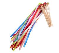 Ipetboom 20pezzi Bastoncini Nastri Per Feste Bacchette Magiche Con Campanelli Stelle Filanti Per Bomboniere Ecologico Leggero e Confortevole