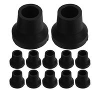 Ipetboom 20pezzi Punte di Ricambio in Gomma per Bastoni da Passeggio Adatte Tubi da Protezione Antiscivolo per Superfici Scivolose Durature e Compatibili la Maggior Parte dei Bastoni da Pas