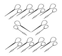 Ipetboom 20set Strumento Per Creare Perlina Rapida e Applicatore Per Code Di Cavallo Per Donna Aghi Per Capelli Per Chignon e Styling Domestico