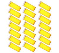 Ipetboom 24 flaconi per pillole con tappi: plastica arancione - flaconi e fiale per pillole vuoti per viaggi e decorazioni mediche per feste - contenitori per medicinali vuoti