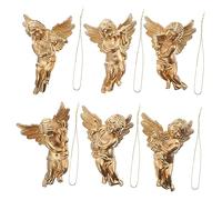 Ipetboom 24 Pezzi Ciondoli Natalizi per Decorazioni Angeli Appendibili Design Diversi per Festeggiare Natale e Un Atmosfera Magica