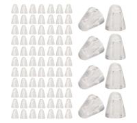 Ipetboom 2400 Pezzi Coprivite Trasparenti in Silicone per Occhiali senza Montatura, Protezione per Viti Scanalate, Accessori di Fissaggio Resistenti per Riparazione e