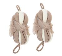 Ipetboom 2pezzi Adorable Bath Flower Balls Spugne Doccia Esfolianti Per Profonda Per Casa Facili Usare e Leggere
