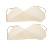 Ipetboom 2pezzi Asciugamano Esfoliante Estensibile Per Doccia Panno Scrubber Per Schiena Rimuove Le Cellule Morte Della Per Famiglie Beige