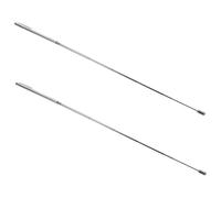 Ipetboom 2pezzi Bacchette Rabdomanti in Acciaio Resistente Da Bastoni Divinatori Portatili Per Esplorazione All Aperto e Campeggio Leggeri e Maneggevoli Superficie Liscia Ergonomica Strume