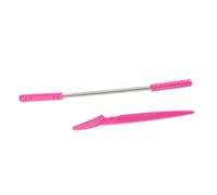 Ipetboom 2pezzi Epilatore Manuale Per Rimozione Veloce Peluria Facciale Set Rasoio Per Sopracciglia Rimozione Con Molla Strumento e Facile Usare Adatto Tutti Tipi Colore Rosa