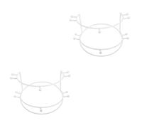 Ipetboom 2pezzi Espositore Per Corone Da Sposa Supporto Elegante Per Accessori Organizer Da Tavolo Per Cerchietti e Gioielli Struttura Due Per Decorazioni Matrimonio e Occasioni Speciali