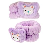 Ipetboom 2pezzi Fasce da Polso in Peluche Pervarsi Viso Morbide e Resistenti Elastiche e Pratiche per Uso lungo Termine come Accessori per Casa