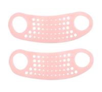 Ipetboom 2pezzi Fasce Di Sollevamento Facciale in Silicone Riutilizzabili Per Ridurre Doppio Mento Maschera Di Lifting Delle Contorni Cinture Di Serraggio Per Viso Per Donne Che Rassodano