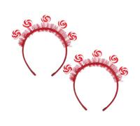 Ipetboom 2pezzi Fascia per Capelli Bambina Design Lecca-lecca Cartone Animato Circonnetto per Capelli per Ragazzo Ragazza Ragazza e Donne Graziosi e Confortevoli per Feste e Occasioni