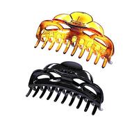 Ipetboom 2pezzi Fermagli Per Capelli in Plastica Grandi Da Donna Fermagli Ad Artiglio Classici Accessori Per Capelli Leggeri e Resistenti