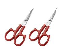 Ipetboom 2pezzi Forbici Per Sopracciglia in Acciaio Inossidabile Resistenti e Durevoli Design Pratico Per Rifinitura Facile Adatte Sopracciglia Lunghe e Irregolari Leggere Dimensioni Ragion