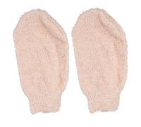 Ipetboom 2pezzi Guanti Esfolianti Per Massaggio Corpo in Fibra Vegetale Naturale Resistente e Riusabile Per Doccia e Bagno Rimuovono Cellule Morte e Stimolano La Circolazione