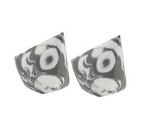 Ipetboom 2pezzi Makeup Powder Puff Marble Design Beauty Cosmetic Applicator for Precise Foundation and Blending Easy to Clean and Portable for Liquid Powder Makeup