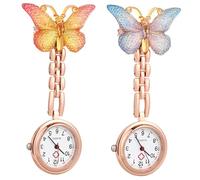 Ipetboom 2pezzi Orologio Da Infermiera Con Motivo a Orologio Da Taschino Da Donna e Ragazza Design Creativo e Elegante Materiale Sicuro e Delicato Funzione Pratica Per Vedere Bene