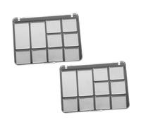 Ipetboom 2pezzi Palette Di Ombretti Vuota Con Supporto in Ferro Vassoio Per Ombretti Con Cialde Vuote Palette Di Trucco Vuote Per Organizzare Cosmetici