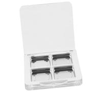 Ipetboom 2pezzi Palette Trasparente Per Ombretti e Rossetti Organizer Make up Portatile Per Uso Quotidiano Design Elegante e Flessibile Per Variazioni Di e Prodotti Cosmetici