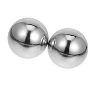Ipetboom 2pezzi Palline Da Massaggio Acciaio Inossidabile Sfere Baoding Cinesi Per Esercizi Di Terapia Manuale e Rilassamento Dello Stress Per Genitori e Insegnanti