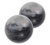 Ipetboom 2pezzi Palline Di Pietra Naturale Per Massaggi Terapeutici Delle Mani Baoding Esercizi Di Salute Cinesi Massaggi Per Tessuti Profondi e Meditazione Con Scatola Casuale