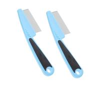 Ipetboom 2pezzi Pettine Denti Antiforfora Spazzola Per Capelluto Pettine in Acciaio Per Lisci Per Districare e Rimuovere Corpi Estranei