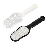 Ipetboom 2pezzi Raspini Per Piedi Acciaio Inossidabile Con Coperchi Rimuovi Morta e Calli Strumenti Per Pedicure Ergonomici e Pratici Facile Da Portare e Conservare